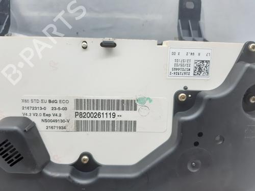 Instrument cluster RENAULT CLIO II (BB_, CB_)  | BP9213668C47 