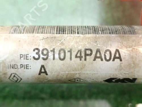 Left front driveshaft RENAULT KADJAR (HA_, HL_)  | BP29903819M38 