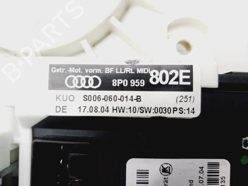 Right front window motor AUDI A3 (8P1) 1.9 TDI | BP30863373E20