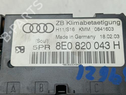 Climate control AUDI A4 B6 (8E2) 1.9 TDI quattro | BP29903716I5