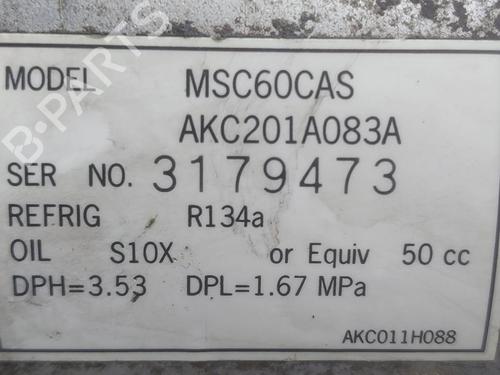 AC compressor SUZUKI SX4 (EY, GY) | BP39398917M34 - Image 5