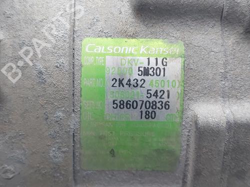 AC compressor NISSAN X-TRAIL I (T30)  | BP30876272M34 