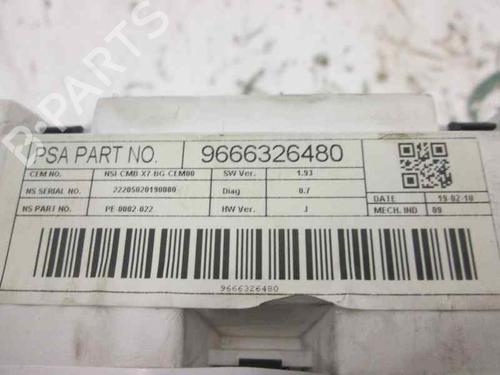 Instrument cluster CITROËN C5 III (RD_) 1.6 HDi 110 (RD9HZC) | BP2889322C47 