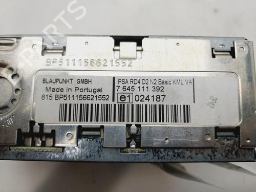 Radio PEUGEOT 407 (6D_) 2.0 (6DRFNB, 6DRFNE) | BP29876020E6