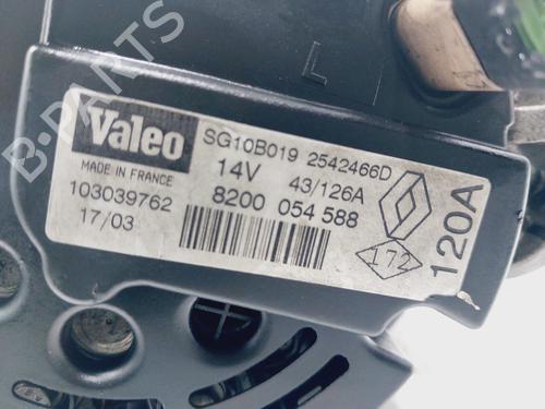 Lichtmaschine RENAULT SCÉNIC I MPV (JA0/1_, FA0_) 1.9 dTi (JA0N) | BP29604657M7 