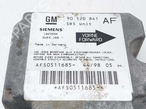Kollisjonspute styreenhet OPEL ASTRA G Hatchback (T98) 1.7 TD (F08, F48) | BP11513154M53 