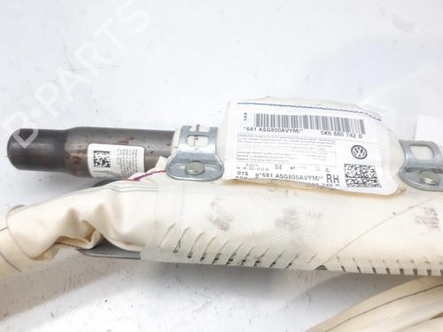 Right curtain airbag VW GOLF VI (5K1) 1.6 TDI | BP18666254C12 