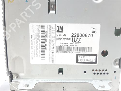 Radio CHEVROLET CRUZE Hatchback (J305) 2.0 CDI | BP10864110E6 