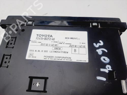 Radio TOYOTA PRIUS (_W3_) 1.8 Hybrid (ZVW3_) | BP27090747E6 