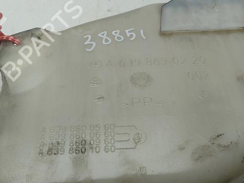 Windscreen washer tank MERCEDES-BENZ VITO / MIXTO Van (W639) 111 CDI (639.601, 639.603) | BP29597296C113 
