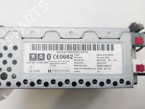 Radio PEUGEOT 3008 I MPV (0U_) 1.6 HDi | BP29161245E6 