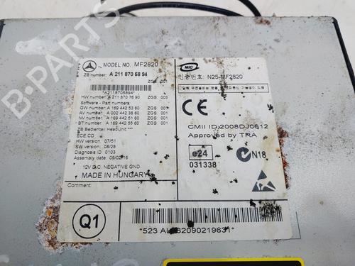 Radio MERCEDES-BENZ E-CLASS T-Model (S211) E 220 T CDI (211.208) | BP26967295E6 