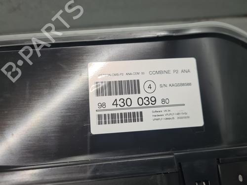 Compteur de vitesse PEUGEOT 208 II (UB_, UP_, UW_, UJ_) 1.5 BlueHDI 100 | BP22340327C47 