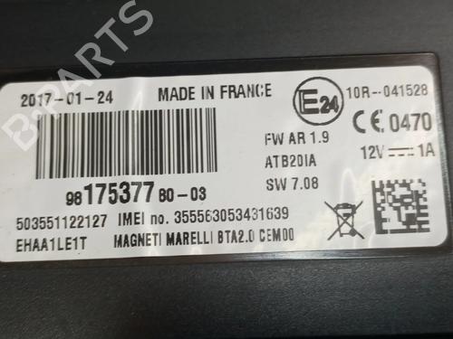 Elektronisk modul CITROËN C3 / C3 ORIGIN III (SX) 1.6 BlueHDi 75 | BP24840892M83 