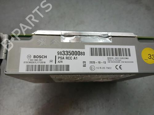 Radio CITROËN C3 III (SX) 1.5 BlueHDi 100 (SXYHYP, SXYHTU) | BP24849740E6 