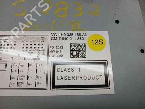 Radio VW GOLF VI (5K1) 1.6 TDI | BP16019674E6