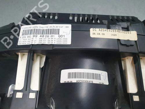 Instrument cluster MERCEDES-BENZ GLK-CLASS (X204) 320 CDI 4-matic (204.983) | BP20124229C47 