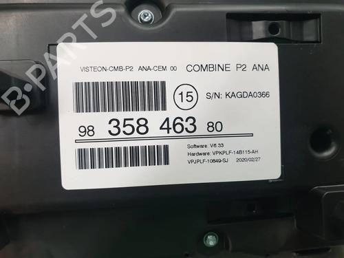 Instrument cluster PEUGEOT 208 II (UB_, UP_, UW_, UJ_) e-208 | BP25850996C47 