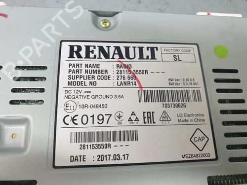 Radio RENAULT KADJAR (HA_, HL_) 1.5 dCi 110 (HLA3) | BP25853056E6 
