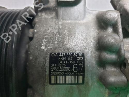 AC compressor MERCEDES-BENZ VITO Van (W447) 110 CDI (447.601, 447.603, 447.605) | BP25874062M34 