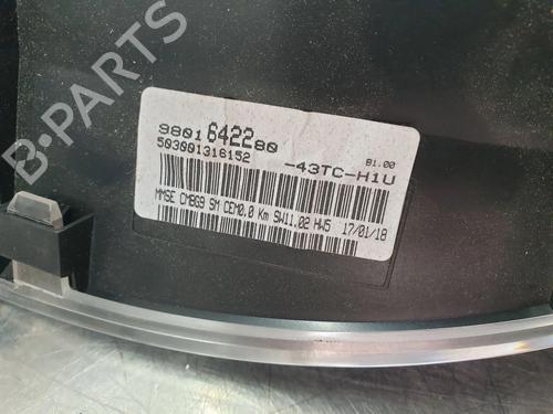 Instrument cluster CITROËN BERLINGO MULTISPACE (B9) 1.6 HDi 75 / BlueHDi 75 | BP18162878C47