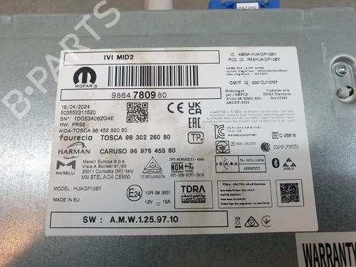 Radio PEUGEOT 208 II (UB_, UP_, UW_, UJ_) e-208 | BP26459331E6