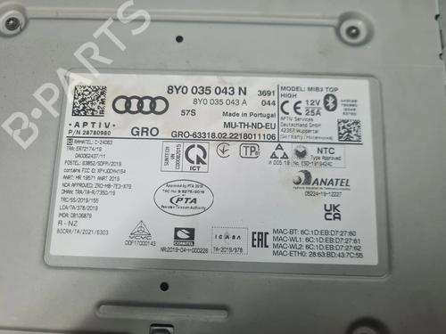 Radio AUDI A3 Sportback (8YA, 8YF) 35 TFSI | BP26520006E6 