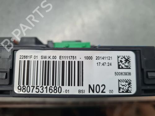 Fuse box CITROËN C4 CACTUS 1.2 THP 110 | BP26606567E1 