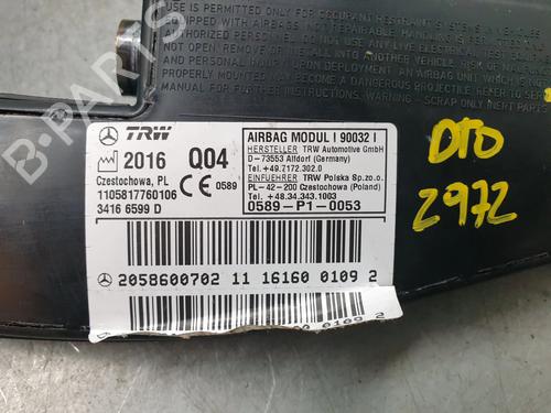 Høyre sete kollisjonspute MERCEDES-BENZ C-CLASS T-Model (S205) C 450 AMG 4-matic (205.264) | BP16954014C14 