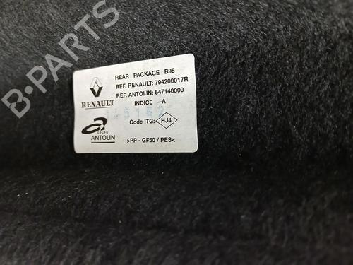 Rear parcel shelf RENAULT MEGANE III Hatchback (BZ0/1_, B3_) 1.5 dCi (BZ1G, BZ1W, BZ0R) | BP28279250C85 