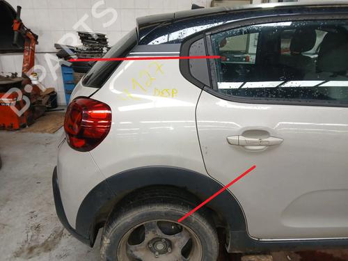 Used Right rear fenders CITROËN C3 / C3 ORIGIN III (SX) 1.2 VTi 82 (82 hp) 28423474
