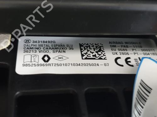 Airbag Kit RENAULT TRAFIC III Van (FG_) 2.0 dCi 110 (FGMW) | BP29156237C86 