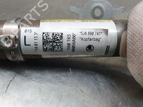 Left curtain airbag SEAT TOLEDO IV (KG3) 1.6 TDI | BP4366573C11 