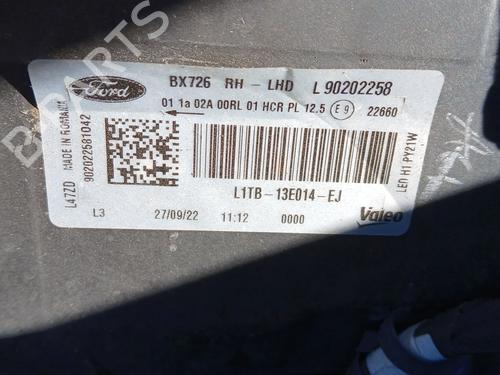 Højre forlygte FORD PUMA (J2K, CF7) 1.0 Flexifuel | BP29240148C29 