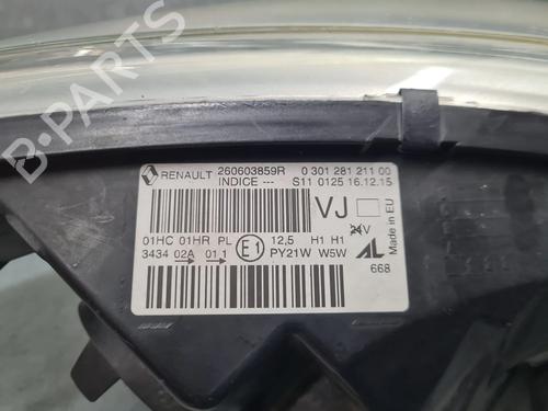 Left headlight RENAULT CAPTUR I (J5_, H5_) 1.5 dCi 90 (J5N4, J5M5, J5MW, J5M6, J5AL, J5AJ) | BP29597010C28