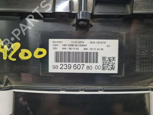 Instrument cluster PEUGEOT EXPERT Van (V_) 1.6 BlueHDi 115 | BP29607403C47 