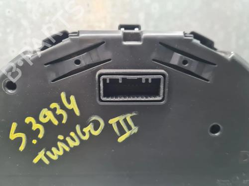 Instrument cluster RENAULT TWINGO III (BCM_, BCA_) 1.0 SCe 70 (BCMB) | BP25793021C47