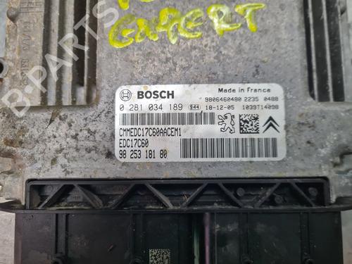 Engine control unit (ECU) PEUGEOT EXPERT Van (V_) 1.6 BlueHDi 115 | BP29612761M57