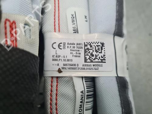 Left curtain airbag DACIA SANDERO III 1.0 TCe 100 | BP25596692C11 