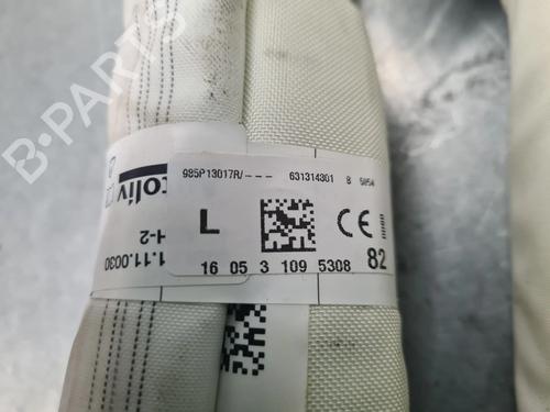 Venstre gardin kollisjonspute RENAULT MEGANE IV Hatchback (B9A/M/N_) 1.5 dCi 110 (B9A3) | BP24525786C11