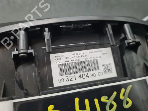 Instrument cluster CITROËN C3 III Van (SX_, SY_) BlueHDi 100 | BP29451634C47 