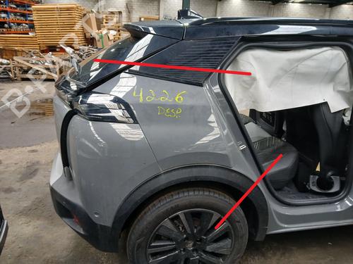 Bagstkærm Højre PEUGEOT 2008 II (UD_, US_, UY_, UJ_, UR_, UC_) 1.2 PureTech 130 (USHNS, URHNS) (130 hp) 30124953
