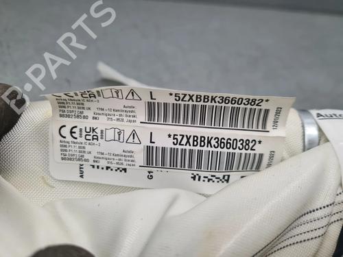 Left curtain airbag PEUGEOT 2008 II (UD_, US_, UY_, UJ_, UR_, UC_) 1.2 PureTech 130 (USHNS, URHNS) | BP27165496C11 