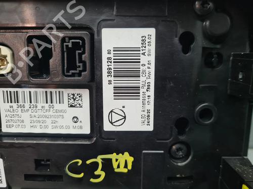 Radio CITROËN C3 III (SX) 1.2 PureTech 82 | BP30713595E6