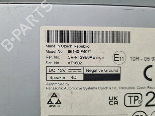 Radio TOYOTA C-HR (_X1_) 1.8 Hybrid (ZYX10_, ZYX11_, ZYX10R, ZYX11R) | BP30734157E6