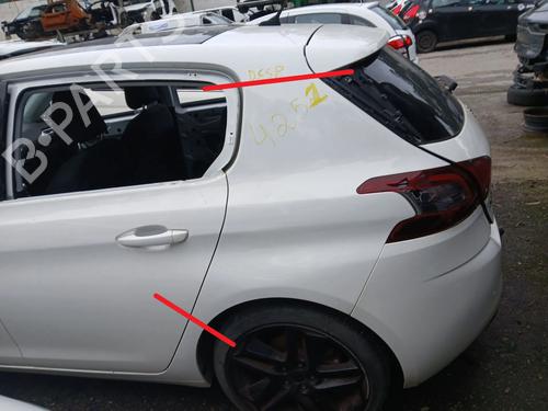 Used Left rear fenders PEUGEOT 308 II (LB_, LP_, LW_, LH_, L3_) 1.2 THP 130 (131 hp) 31023876