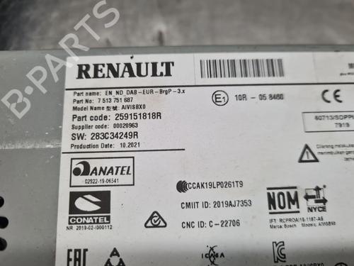 Radio RENAULT CLIO V (B7_) 1.0 TCe 90 (B7MT) | BP31040466E6 