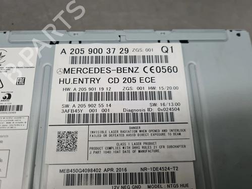 Bilradio MERCEDES-BENZ C-CLASS T-Model (S205) C 450 AMG 4-matic (205.264) | BP31042855E6