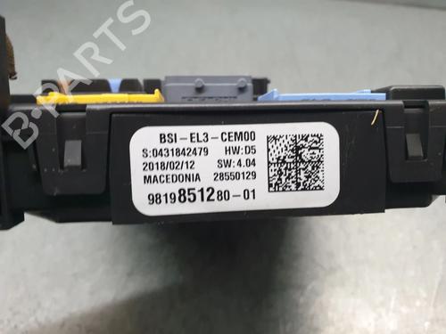 Fuse box CITROËN C3 AIRCROSS II (2R_, 2C_) 1.2 PureTech 110 (2RHNZB, 2RHNZW, 2RHNPX, 2RHNPJ) | BP31173329E1