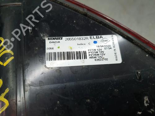 Højre baglygte DACIA SANDERO III 1.0 TCe 90 | BP31299513C35 